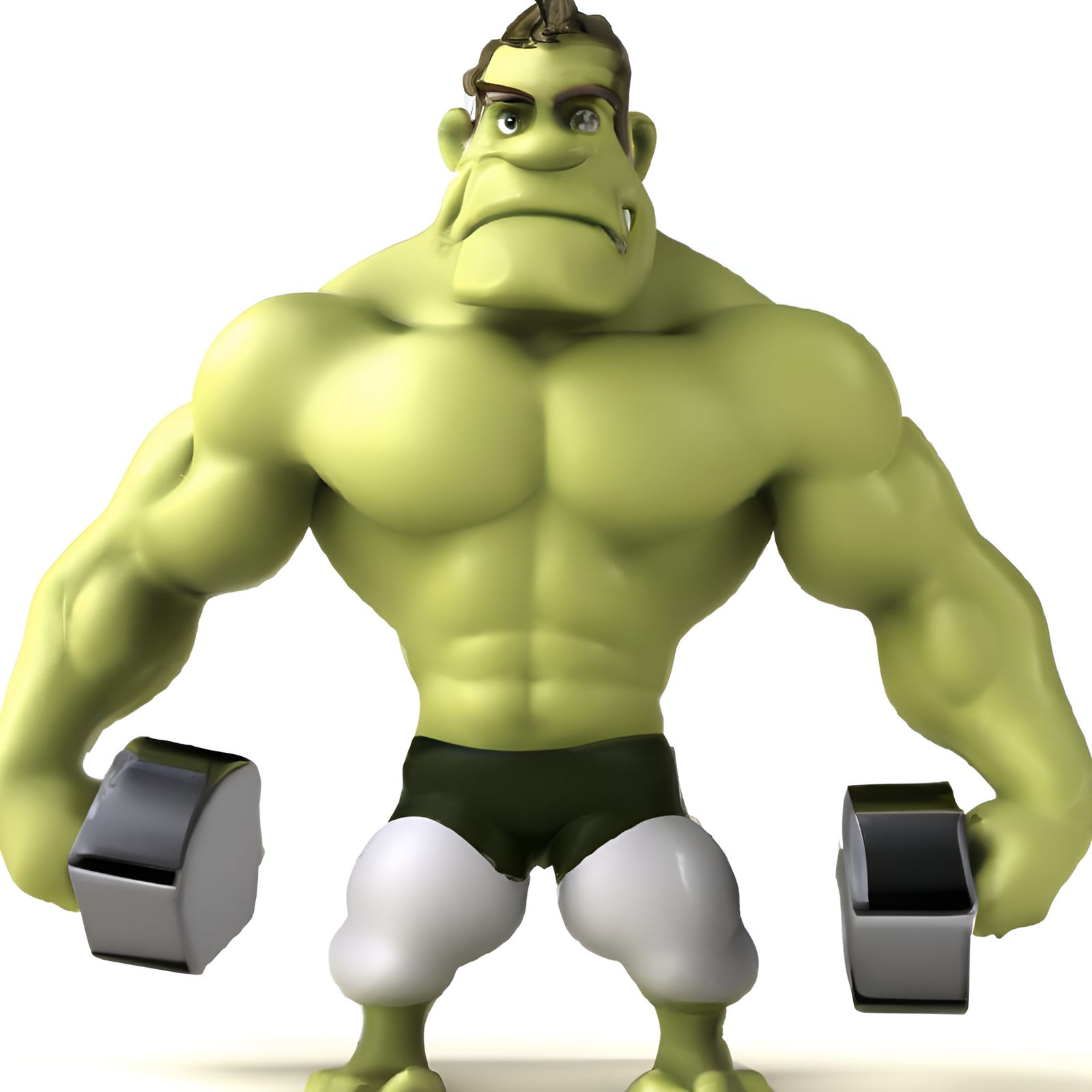 Green Hulk AI Image