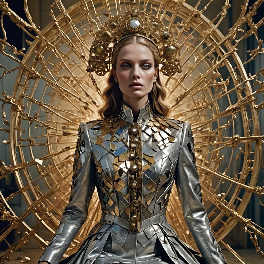 Surreal Vogue Editorial Exploring Spirituality in Digital Ar...