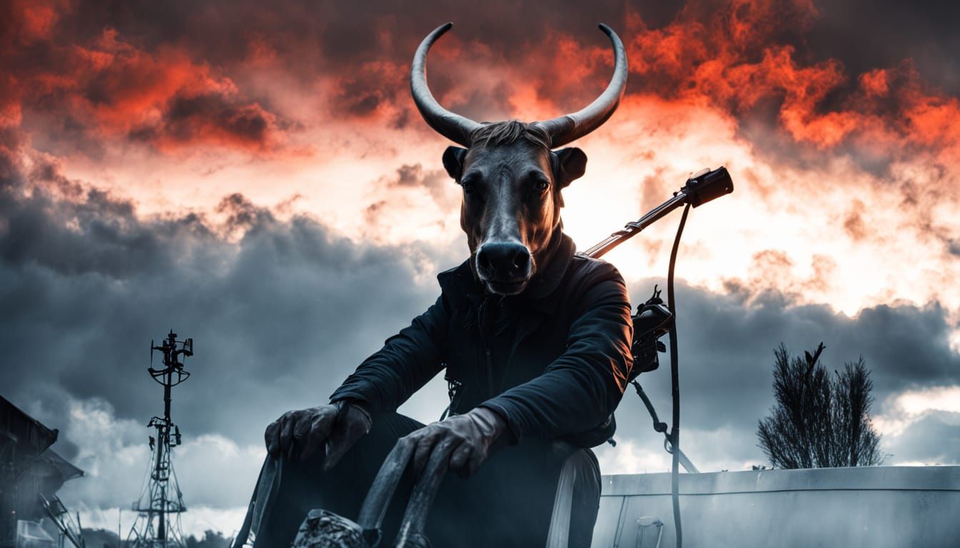 Dark Fantasy Portrait with Volumetric Lighting