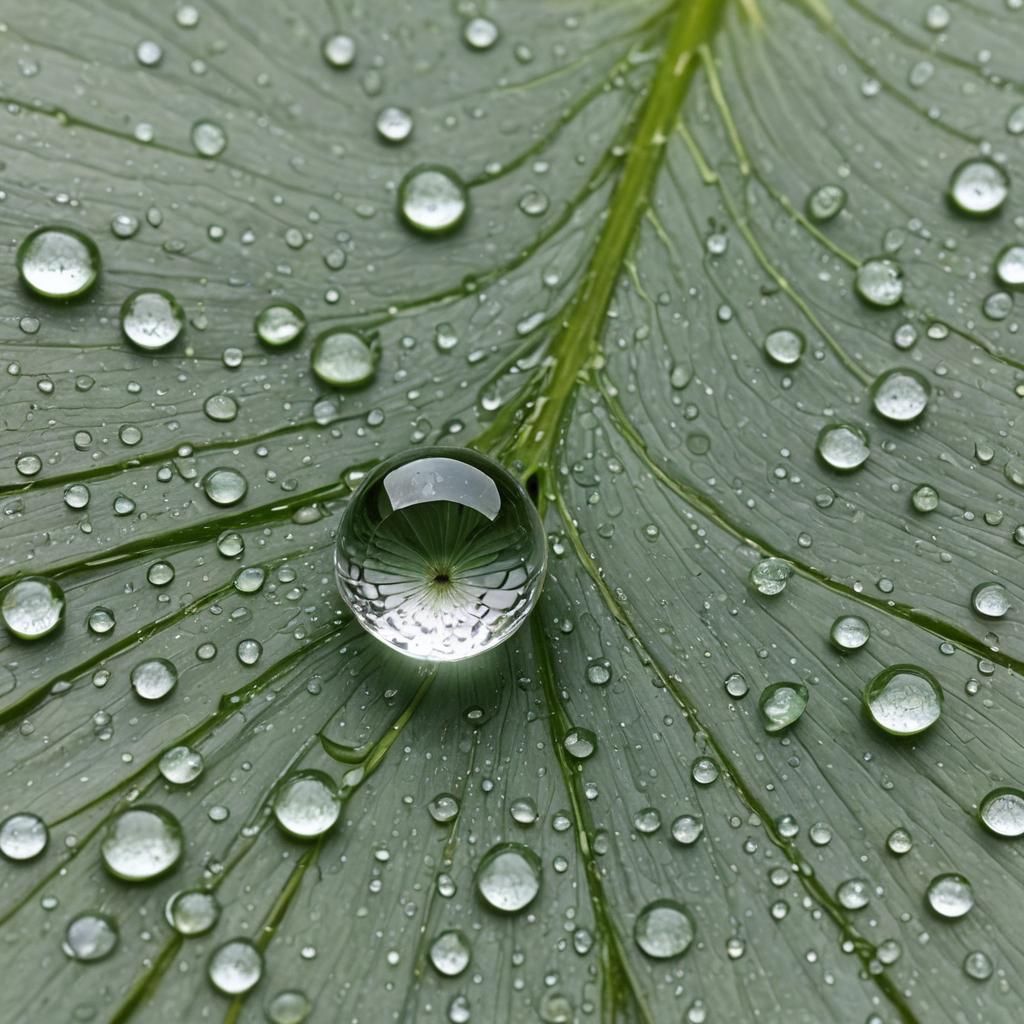 Dewdrop Jewel on Flower Petal