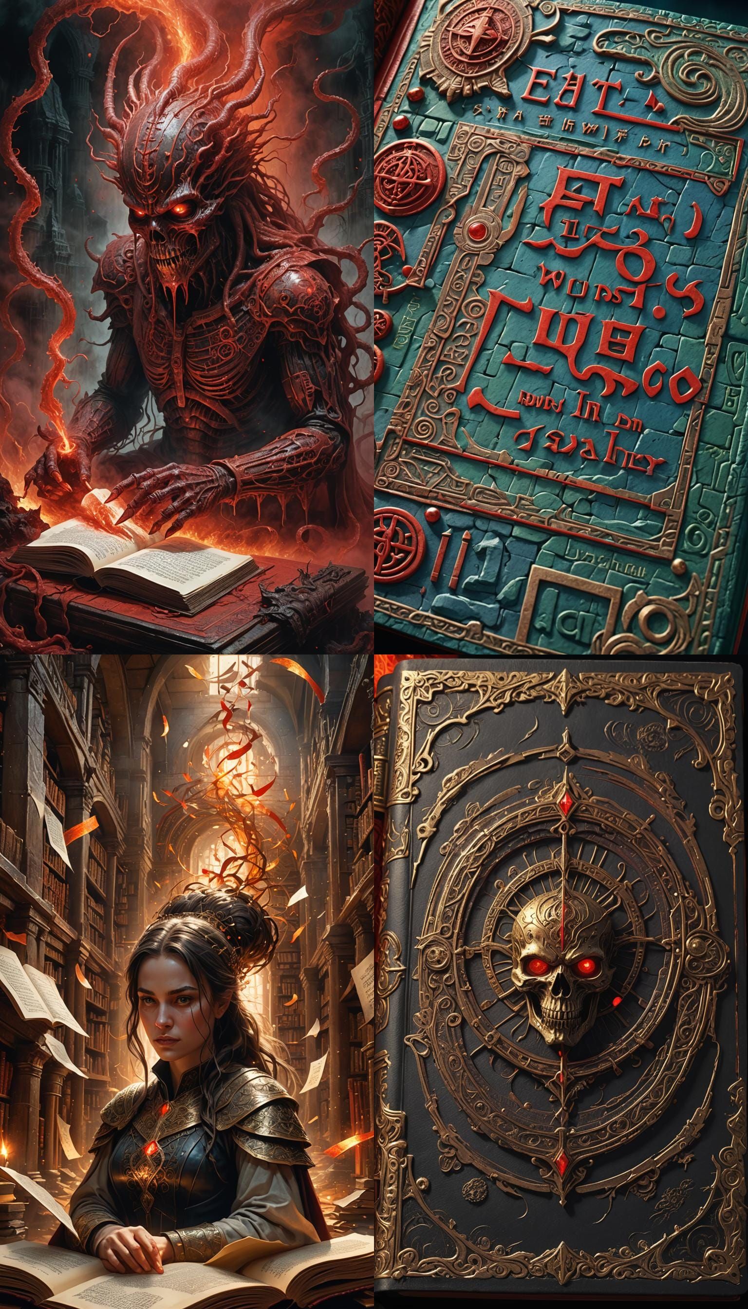 Ancient Book Cover: Eat the Red Words