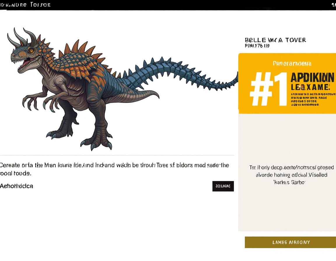 Hybrid Dinosaur: T-Rex Head, Triceratops Body in Jungle