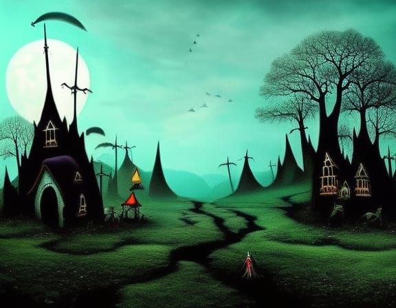 Scary Village of Shadows