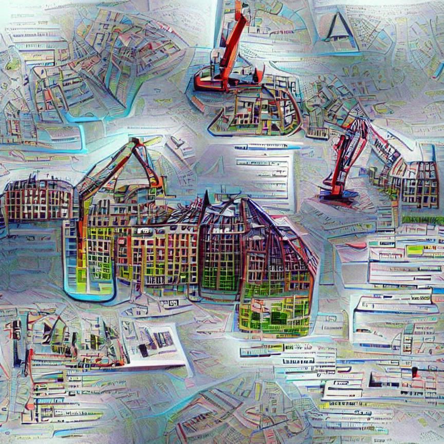 Amsterdam Building Renovation with Data Logistics Concept