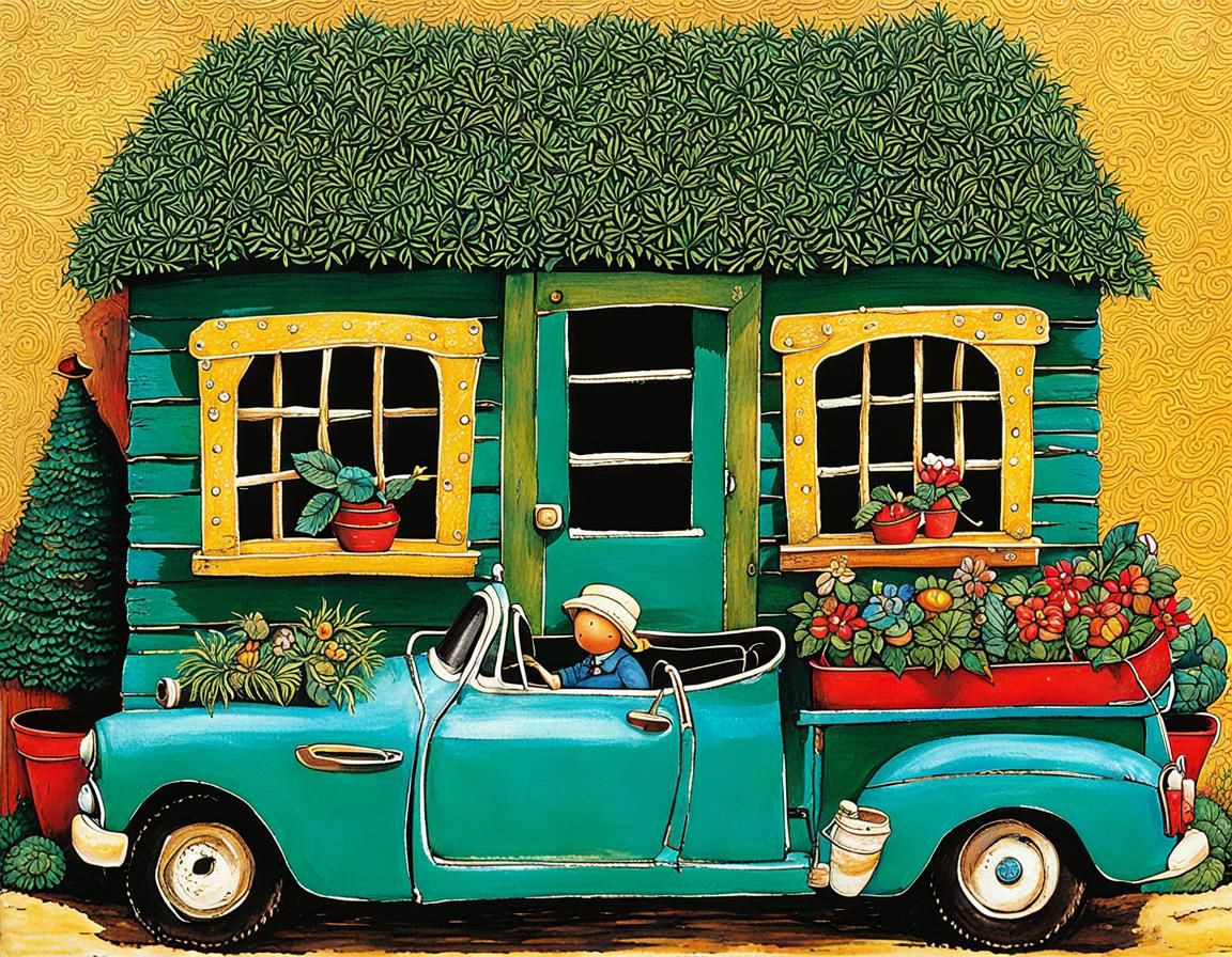 Entangled Cozy Home Illustration