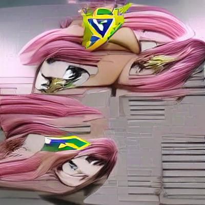 Anime Portrait of a Brazilian Queen