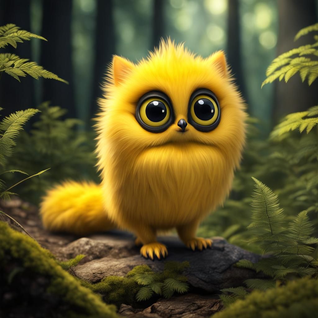 Fluffy Yellow Creature
