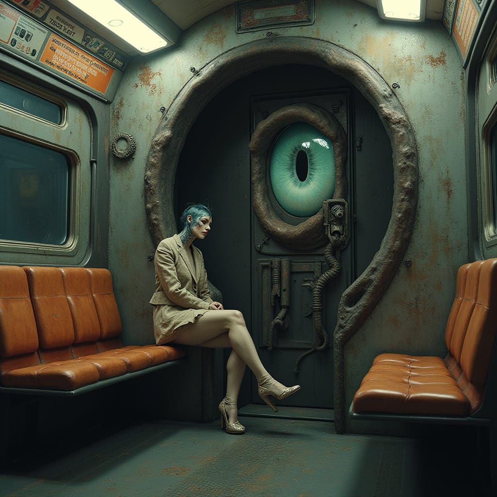 Biomechanical Hidden Door in Woman's Eye