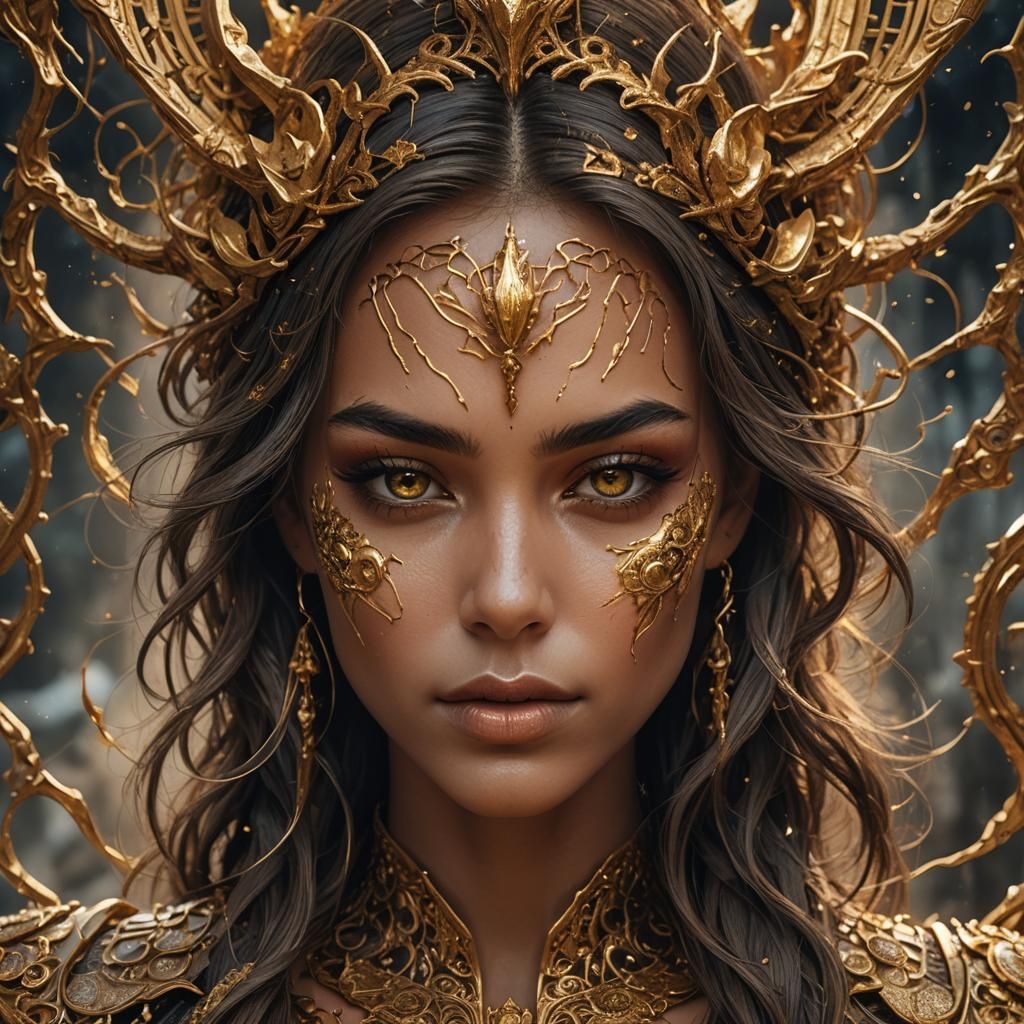 Golden Lips: A Detailed Matte Painting in Unreal Engine