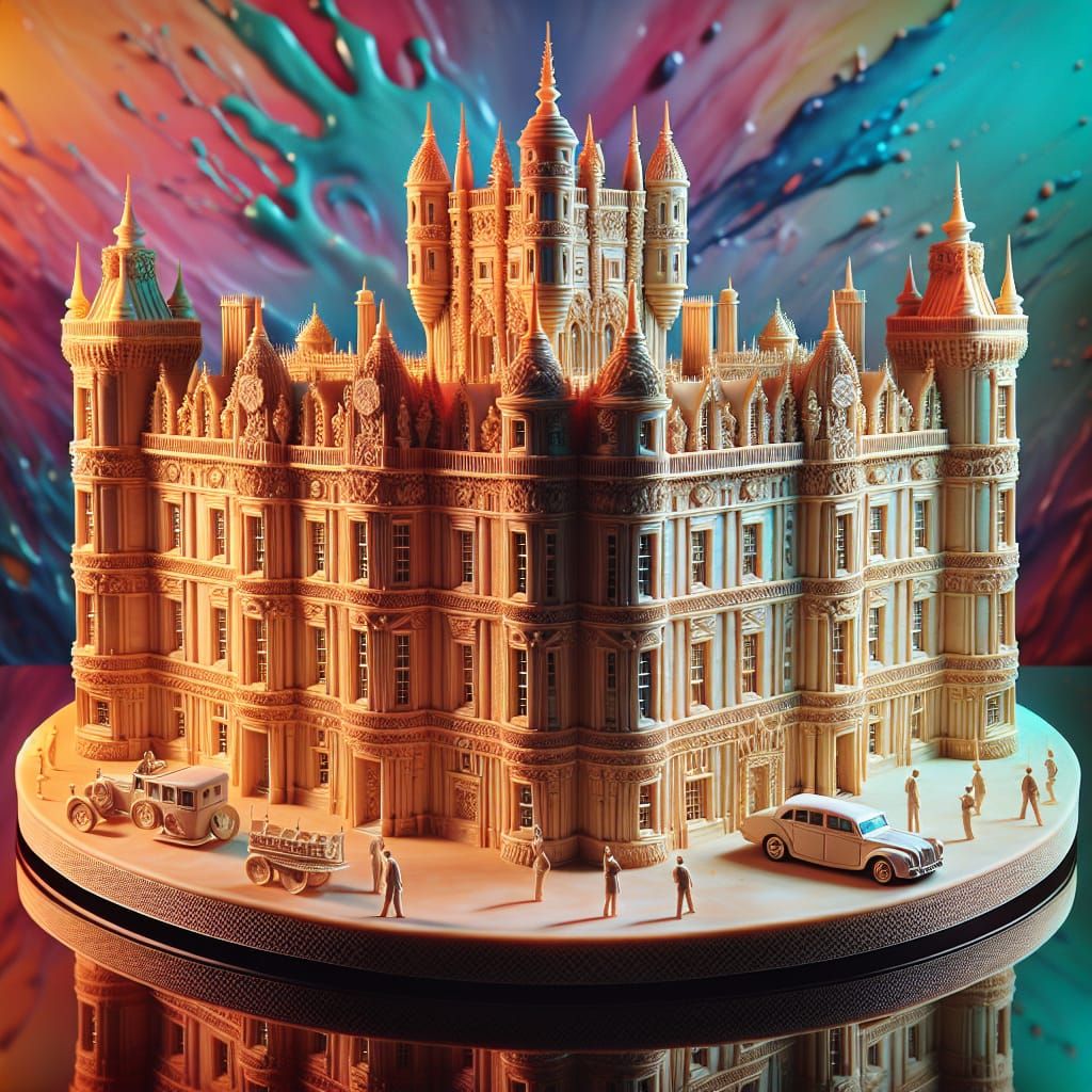 Balmoral Castle Cake: A Royal Birthday Masterpiece