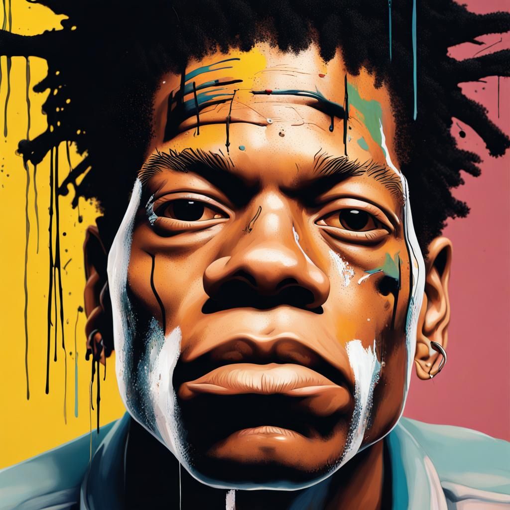 Hyperrealistic Portrait in Splash Art Style