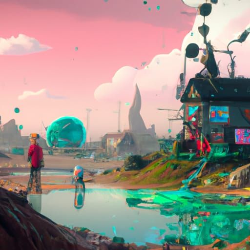 Rick and Morty: Detailed Matte Painting