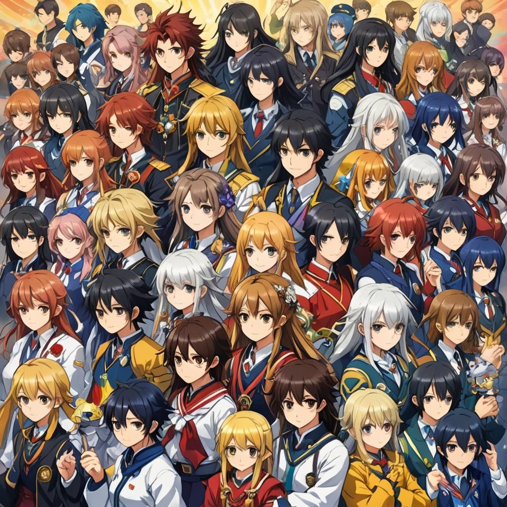 Anime Style Image of Pride and Unity