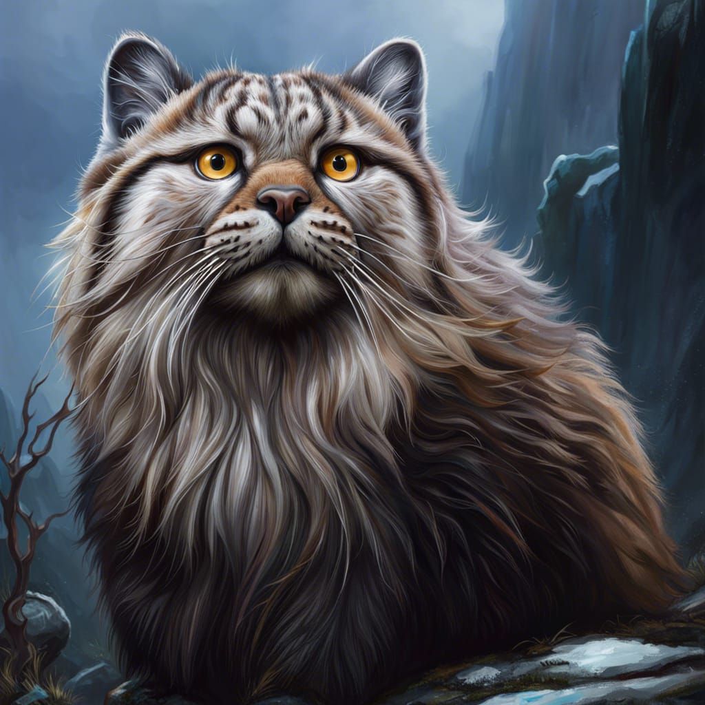 Pallas's Cat / Manul 3 - SDXL 0.9