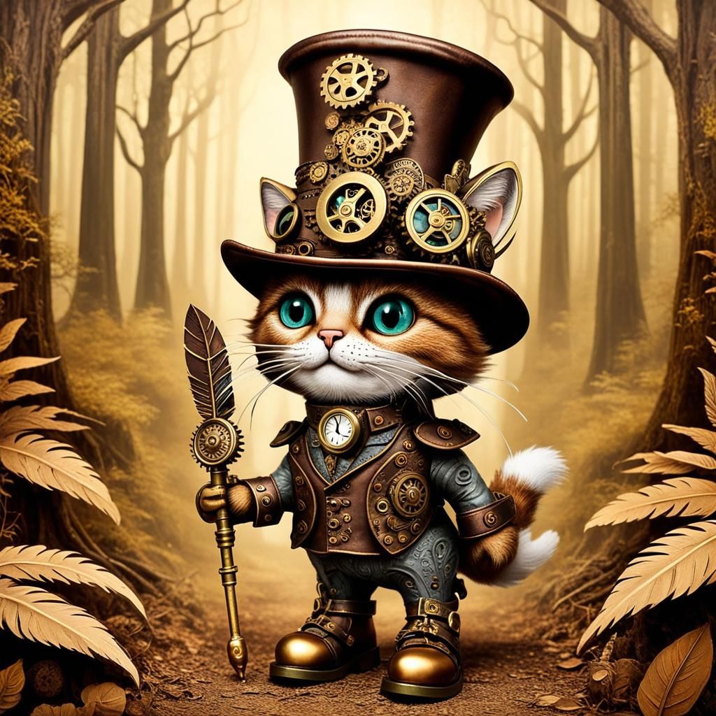 Steampunk Puss n’ Boots