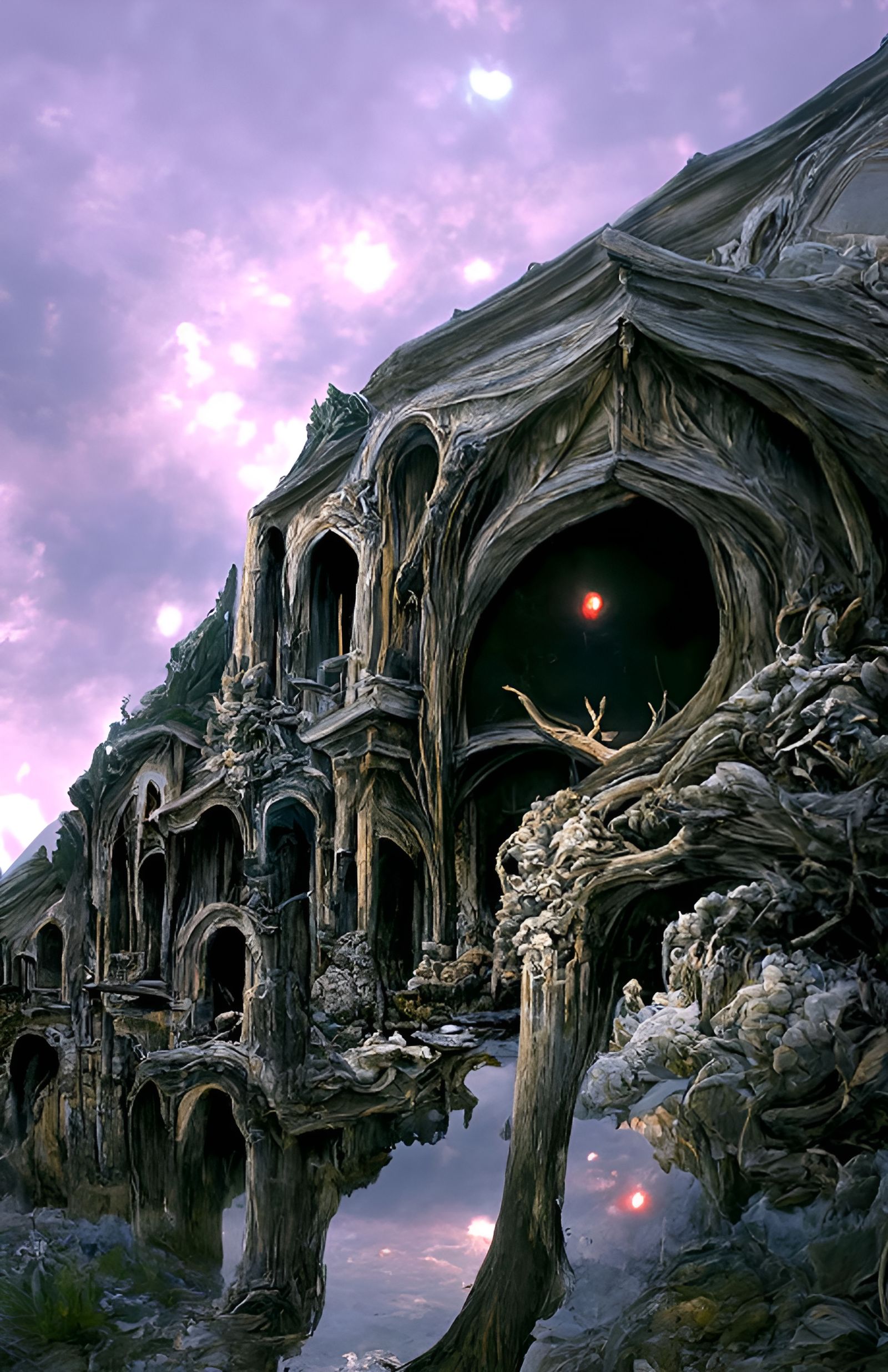 Mystical Haven for Lost Creatures in Romantic Style