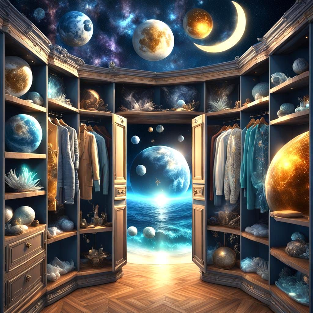 Surreal Parallel Universe Inside a Wardrobe