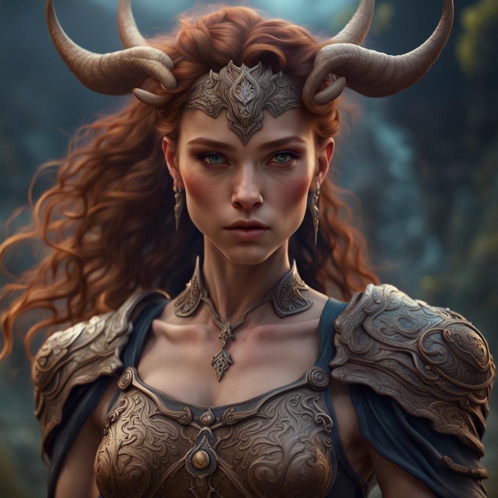 Fantasy Centaur Warrior in Detailed Digital Painting