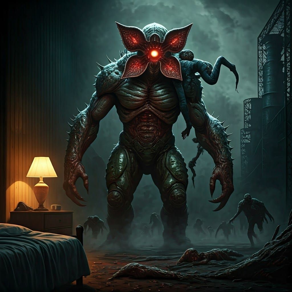 Bio-Mechanical Horror Emerges from Darkness