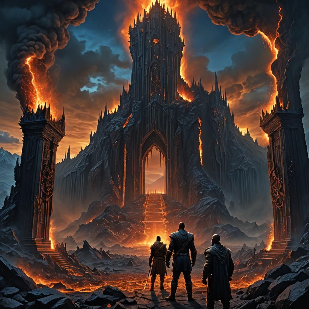 Morrissey and Mr. T at Mordor Gates