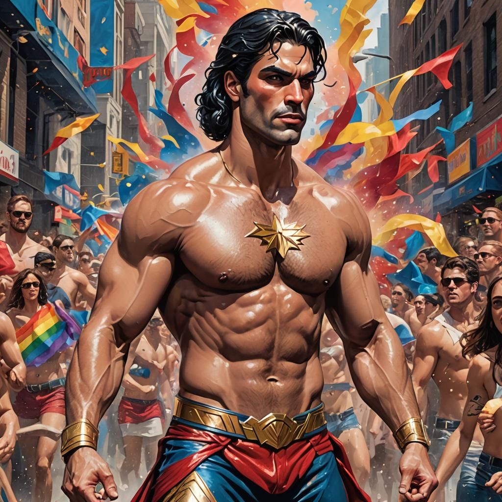 Hyperrealistic Prince Dane at Chicago Pride