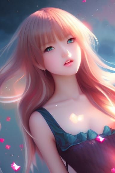 Me trying my *cute* WOMBO DREAM prompt on here