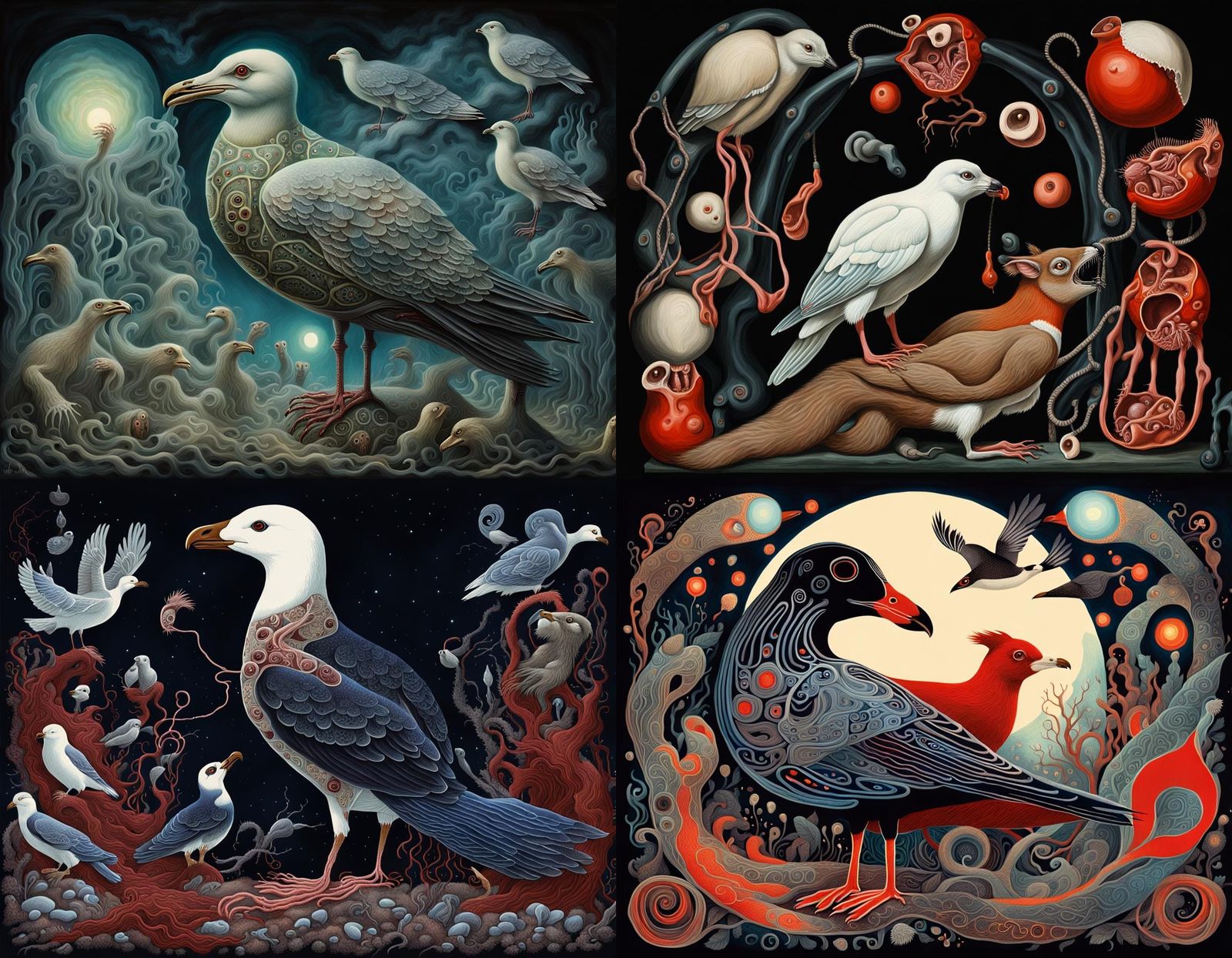 Ethereal Surreal Scottish Homunculus Emerges from Noctilucen...