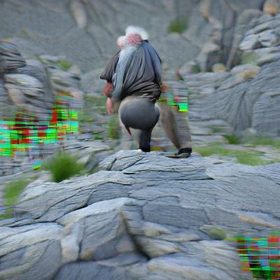 Old Man Shaking Booty in 8k Resolution