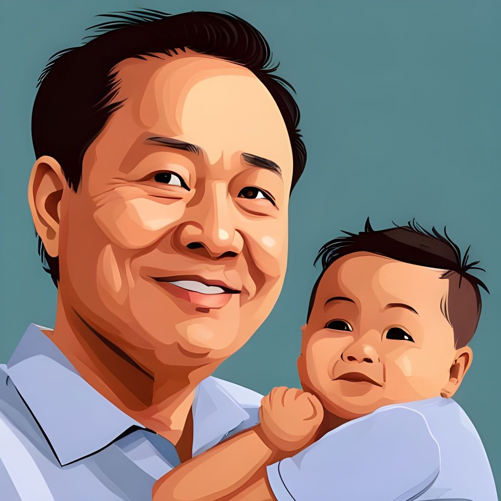 AI Art Honoring Paternal Love and Guidance