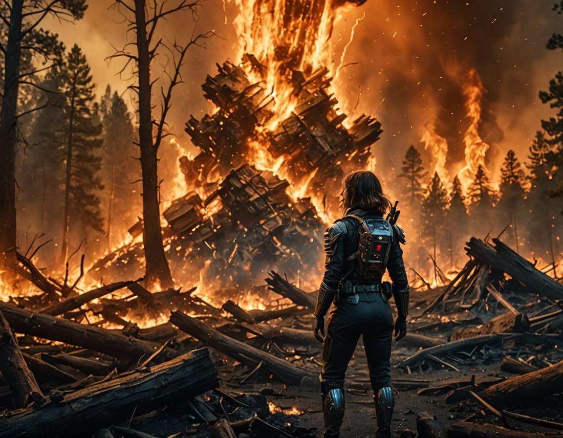 Villain in Forest Fire Meteorite Blast Zone