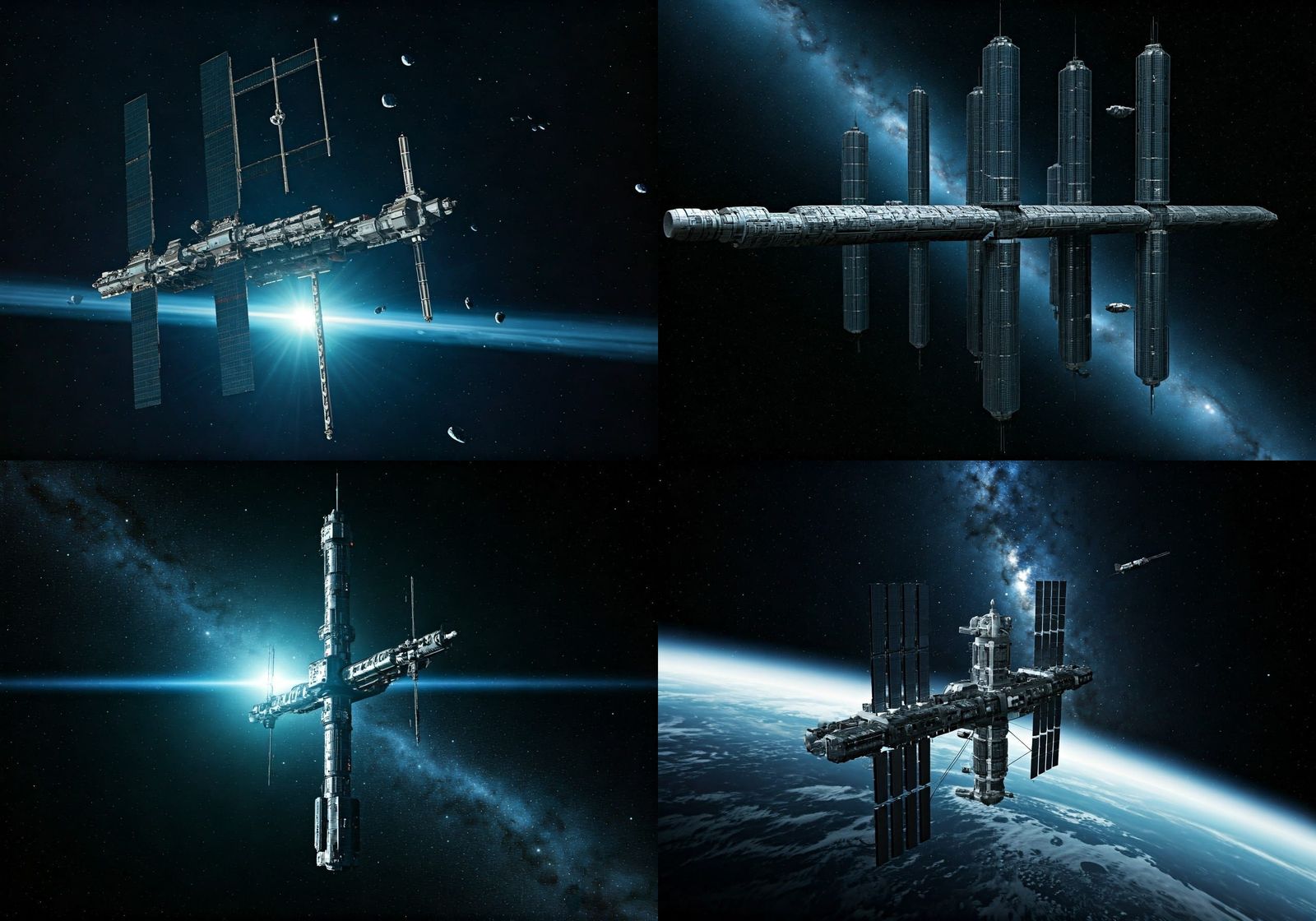 Hi-Tech Solar Research Station in Deep Space