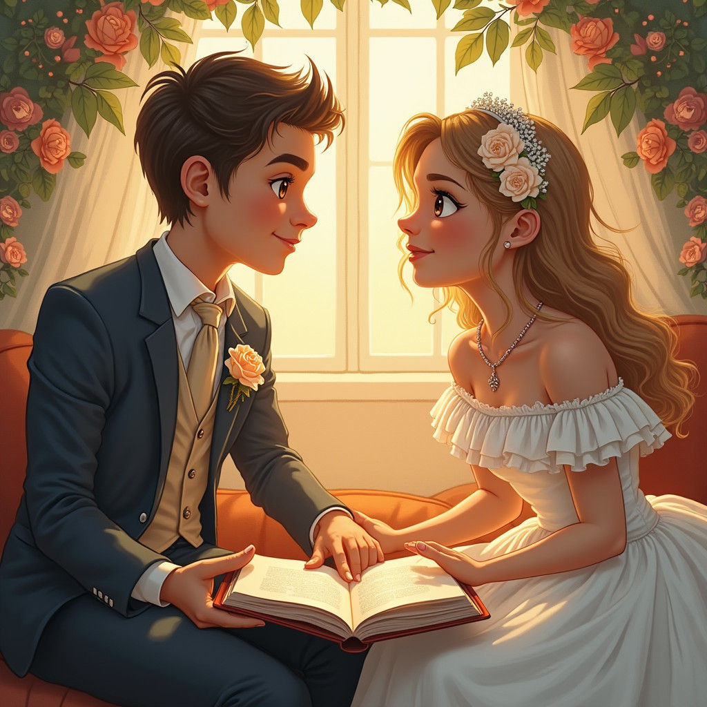 Wedding Photo Album Gift: Romantic Newlywed Joy