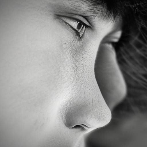 Hyperrealistic Detailed Nose Portrait in High Definition