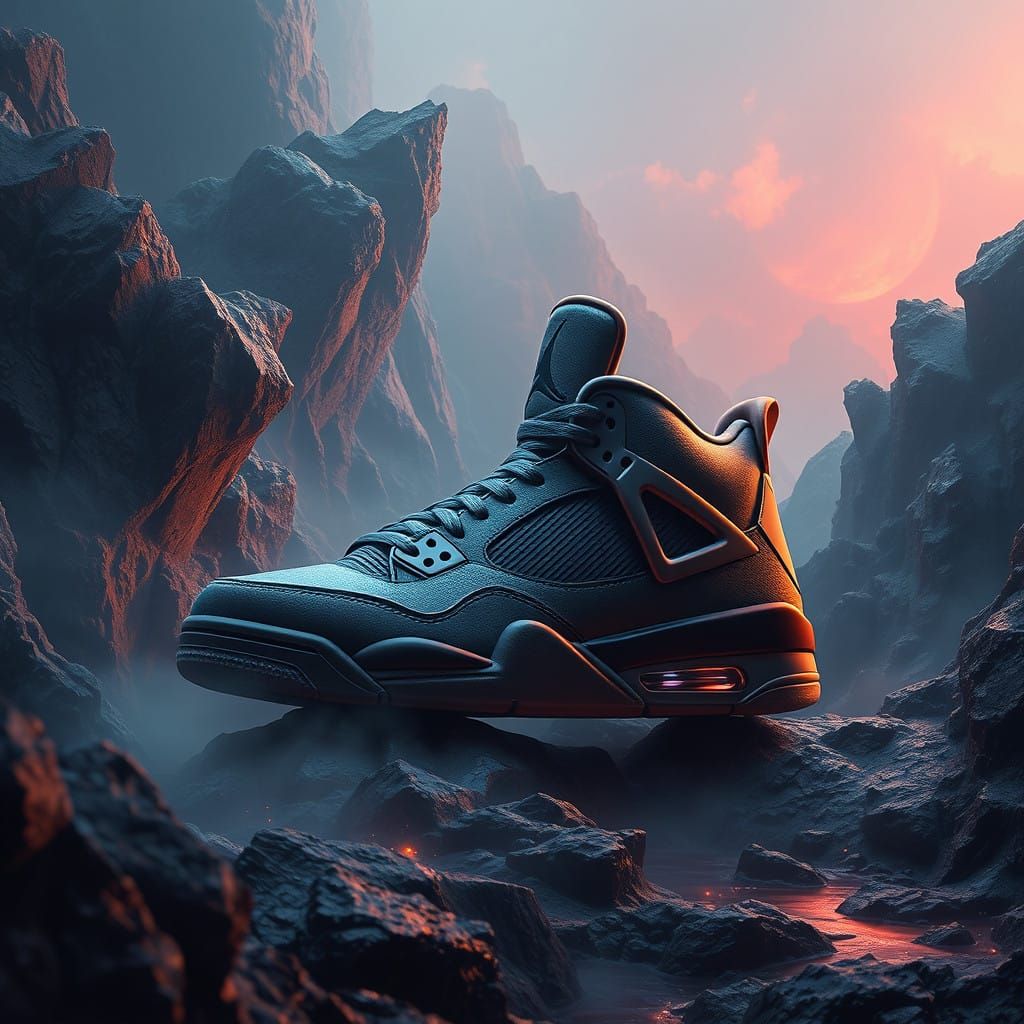 Majestic Jordan 4 in Fantastical Realm