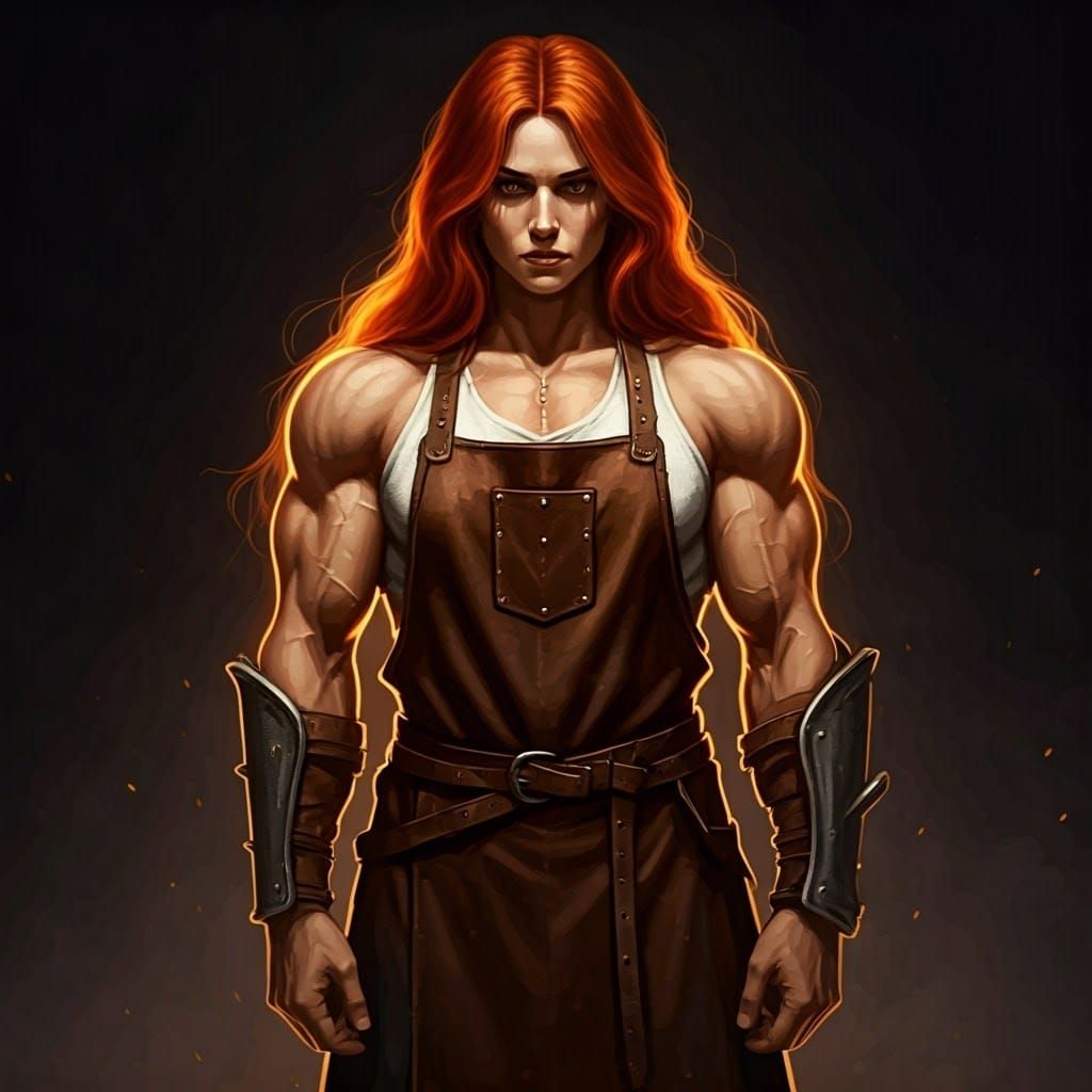 Medieval Fantasy Paladin in Dramatic Lighting