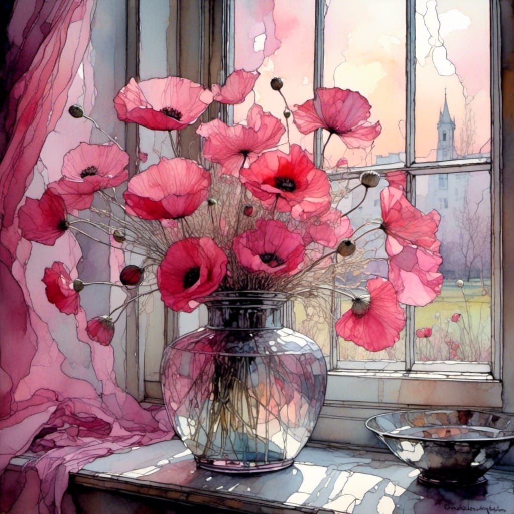Flowers in the window
