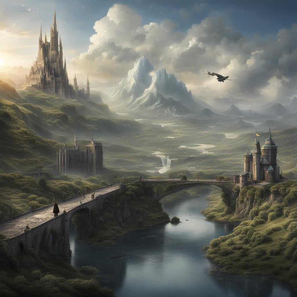 Detailed Matte Painting: The Grace of Acceptance