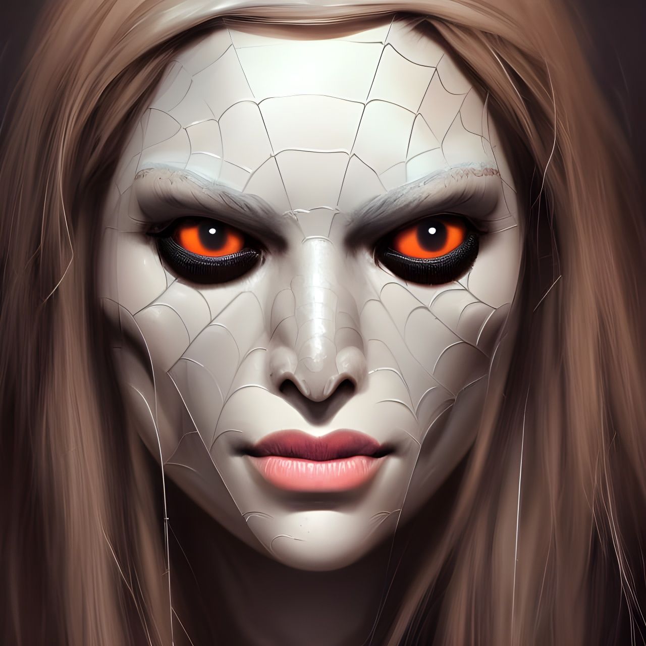 Hyperrealistic Spider-Woman Portrait in 8K Resolution