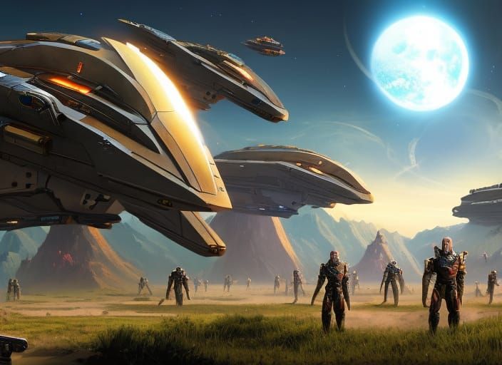 Starship Invasion of a Primitive Village