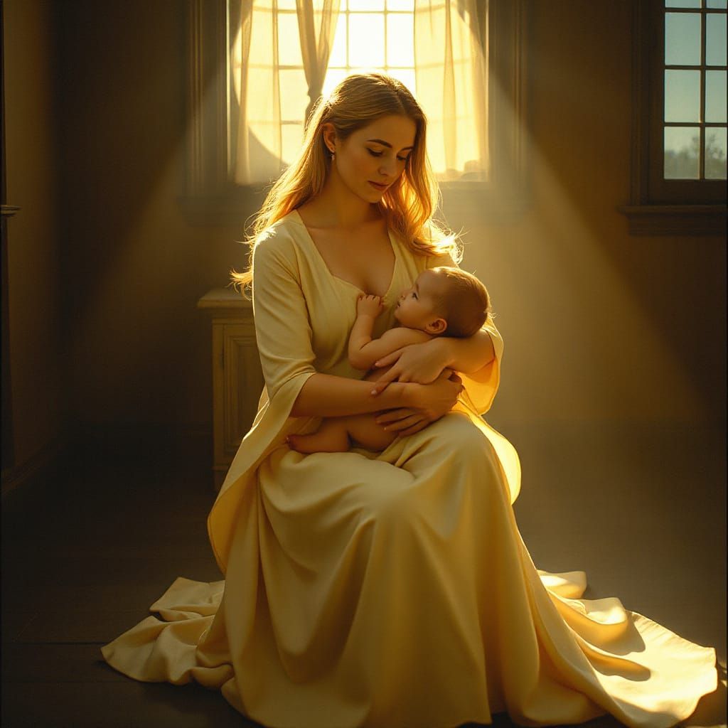 A child gives birth to a mother.