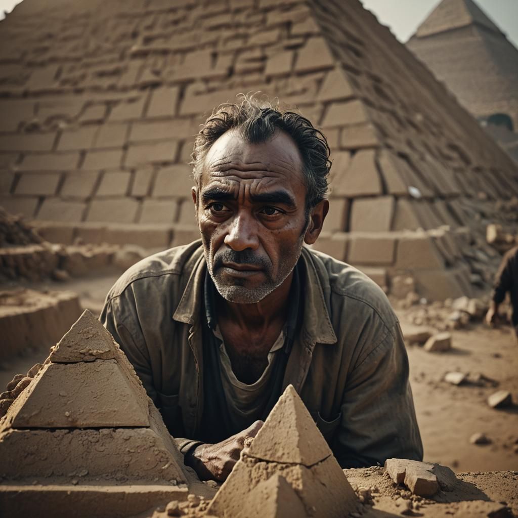 Trevor Phillips Builds Pyramids: Stylized Portrait