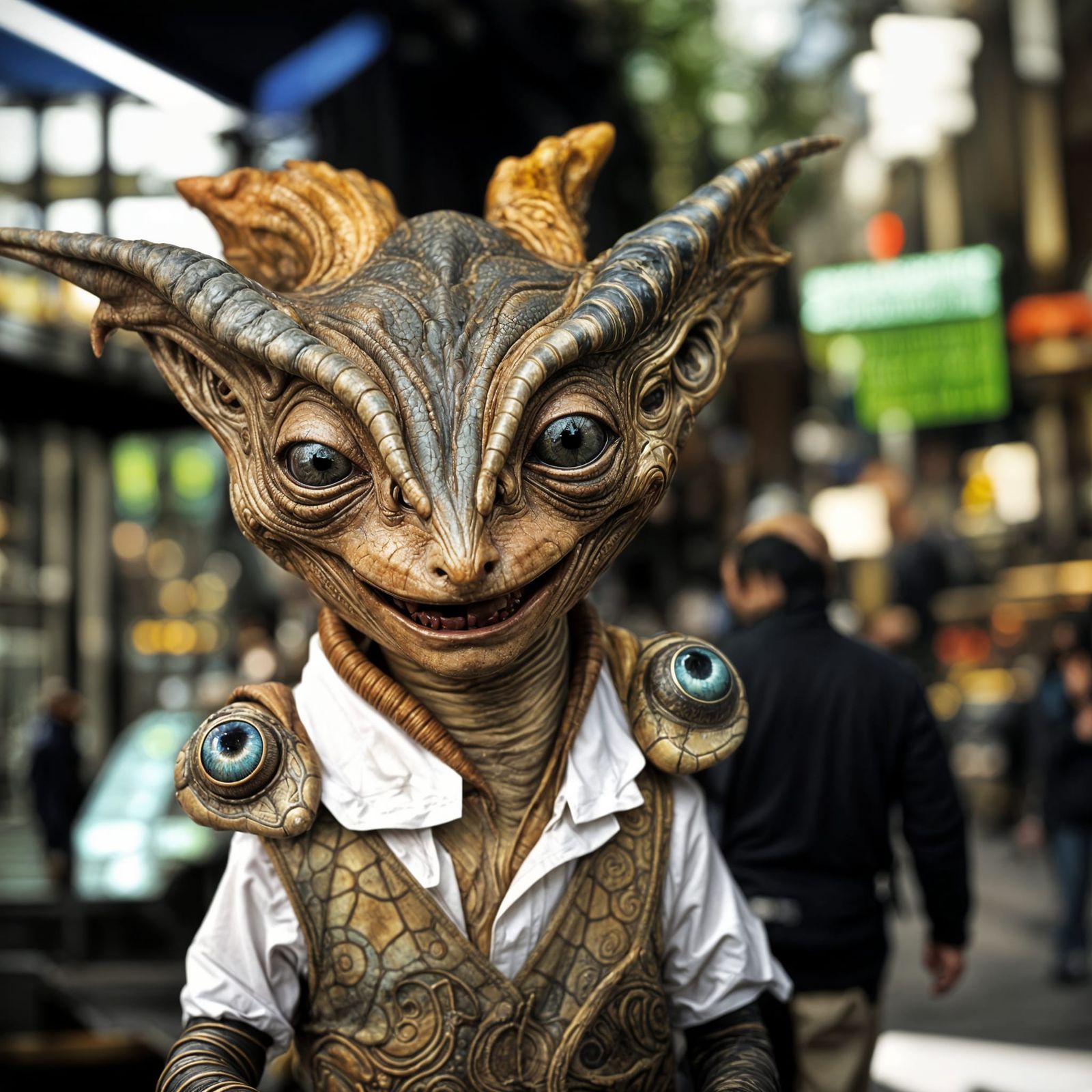 Photorealistic Aliens in Exotic Fashion