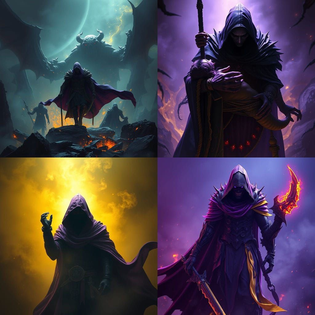 Dark Fantasy Masterpiece in Hyperdetailed Style