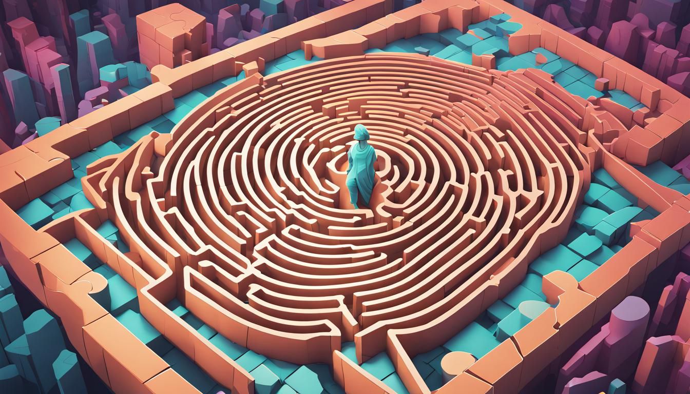 Intricate AI-Generated Puzzle Design