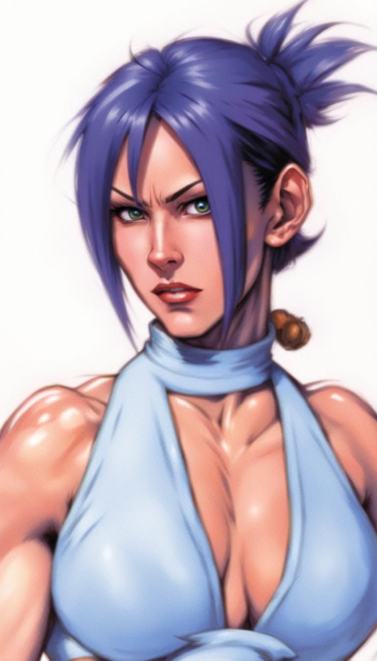 Blair from Street Fighter EX: Jun Matsumura Style