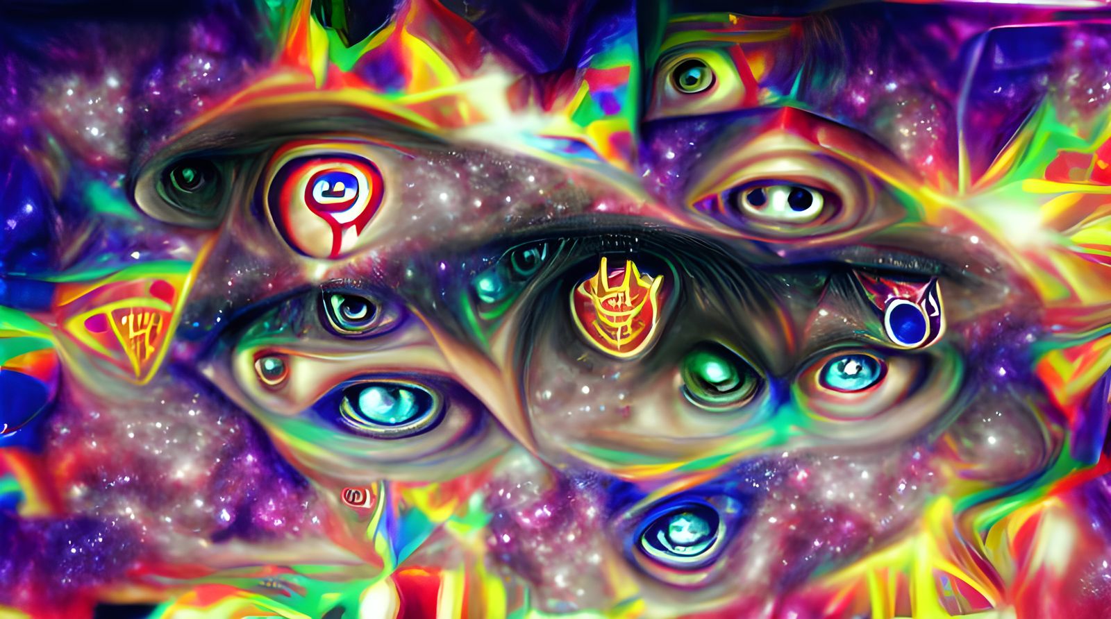 Cosmic Vortex: A Universe of Color