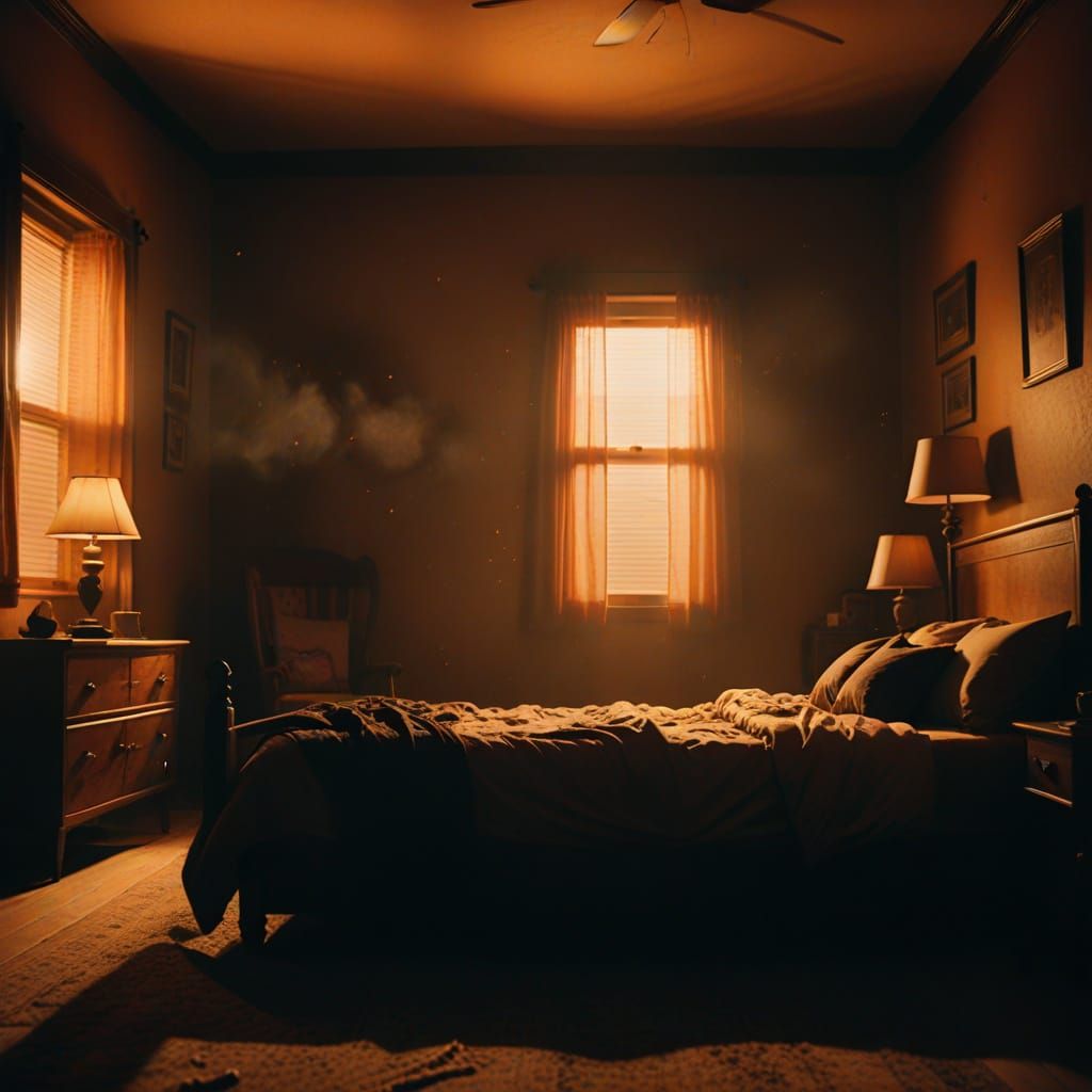 Epic Demon Emerges from Shadows in Film Noir