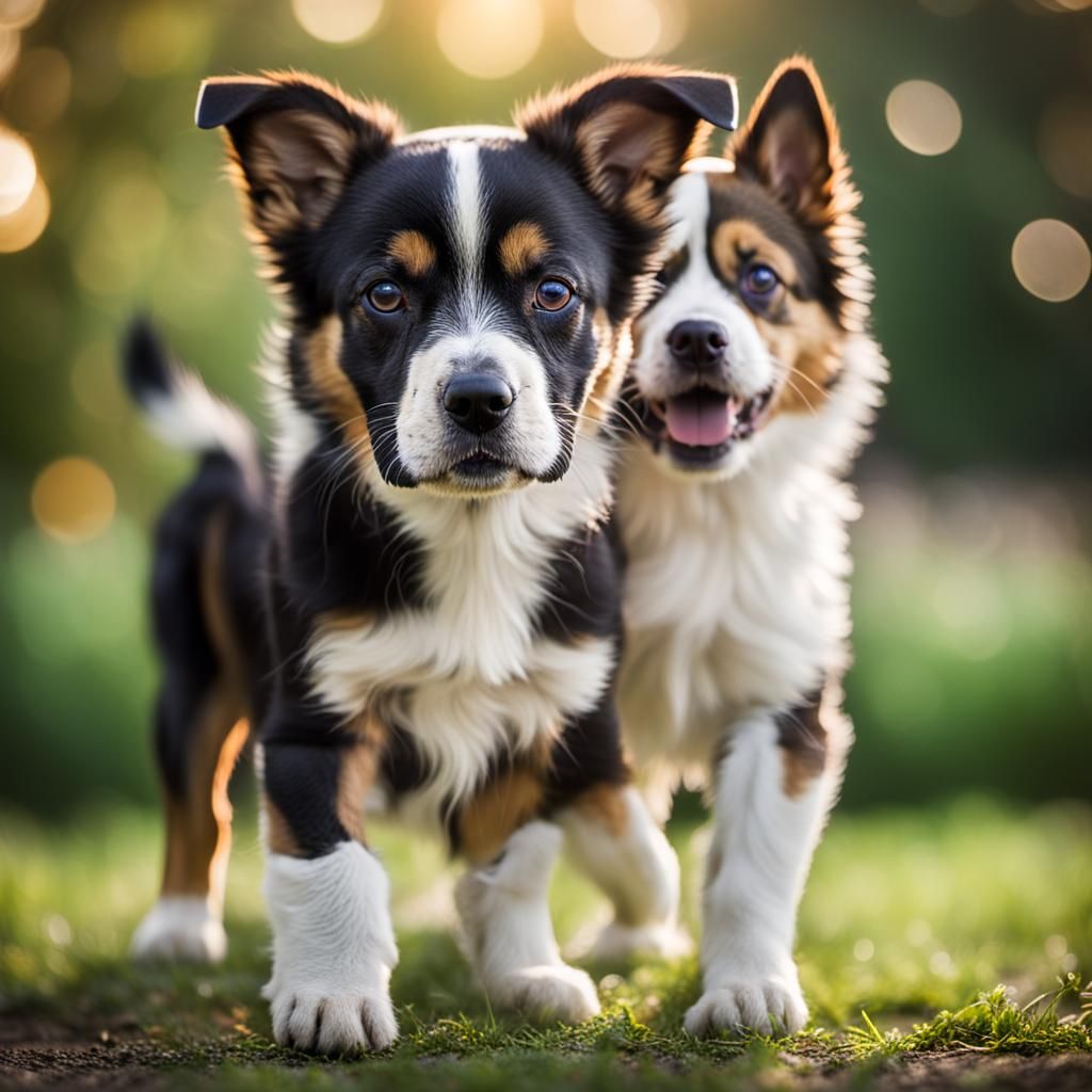 Dogs in Professional Photography Style