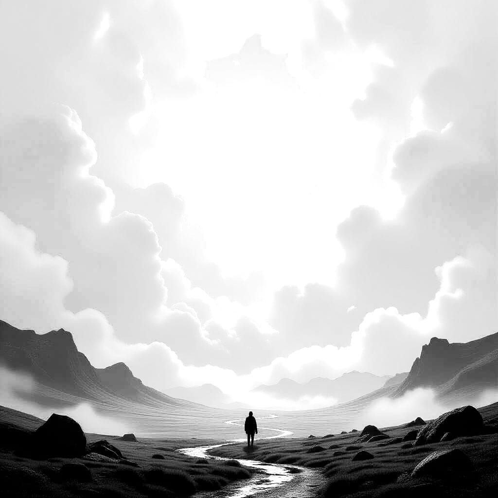 Exoplanetary Nimbus in Epic Digital Matte Painting