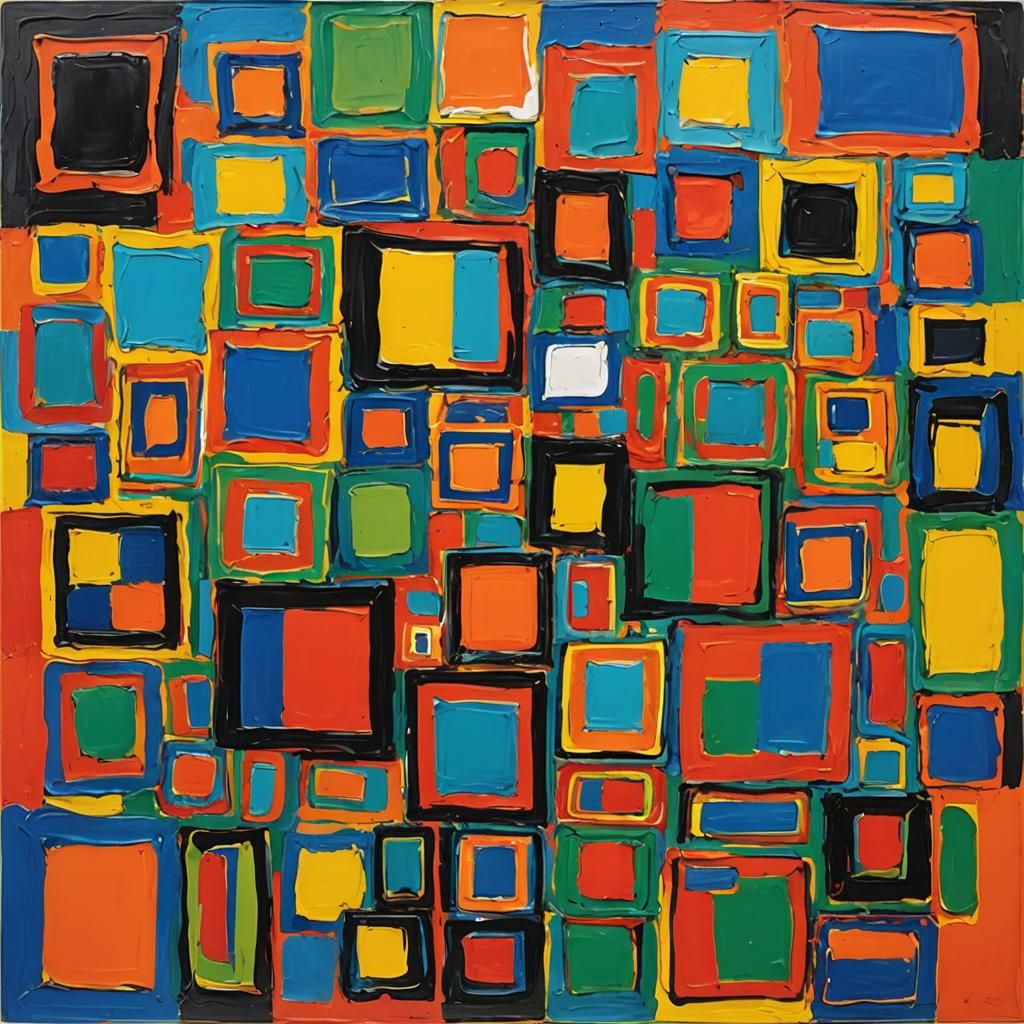 Abstract art after Günther Förg